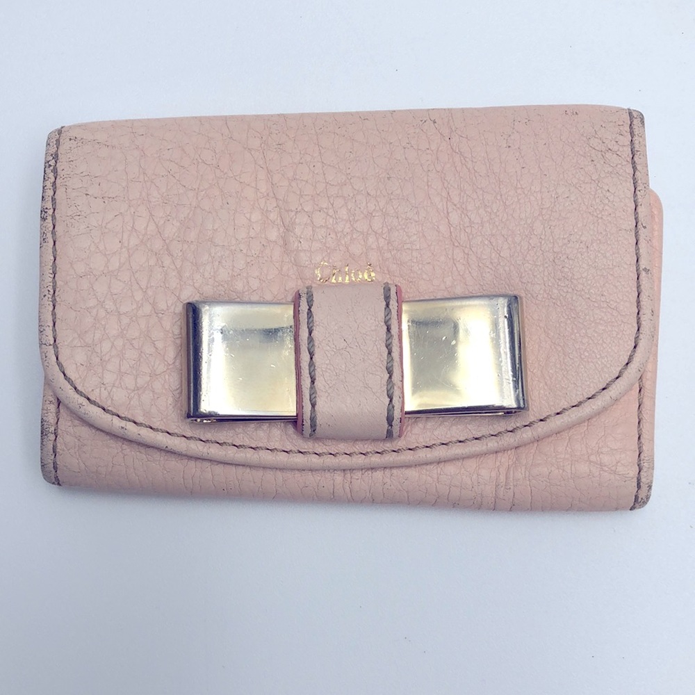 Chloe key holder case pink